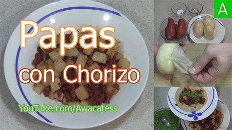 Tacos de Papas con Chorizo. Cocina Facil. Recetas de ...