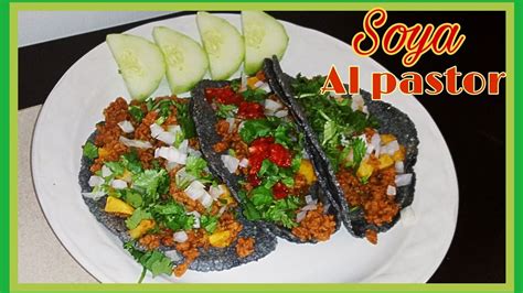 TACOS De SOYA al PASTOR con PIÑA   YouTube