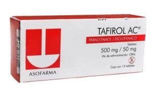 Tafirol AC: ¿Qué es y para qué sirve?   Todo sobre medicamentos