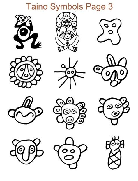 Taino Symbols | Taino Art & Sculpture | Pinterest | Taino ...