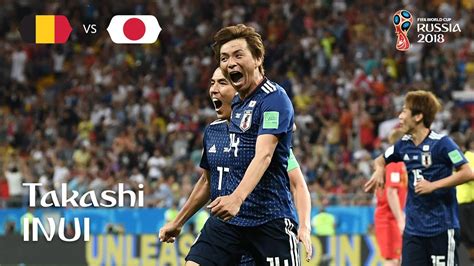 Takashi INUI Goal – Belgium v Japan – MATCH 54   YouTube