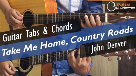 Take Me Home, Country Roads   Guitar Lesson/Tutorial  Tabs ...