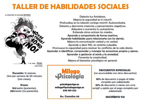 Taller de Habilidades Sociales | Milego Psicología