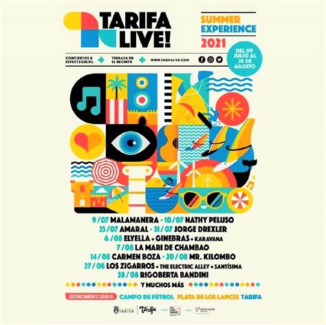 Tarifa Live Conciertos De Verano 2021 – Tarifa Turismo
