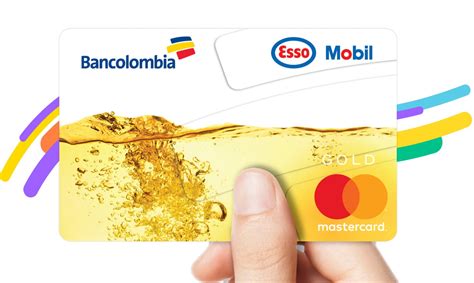 Tarjeta de crédito Mastercard para Esso Mobil   Bancolombia