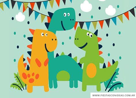 Tarjeta de cumpleaños de Dinosaurios para niños | Dinosaur party, Party ...
