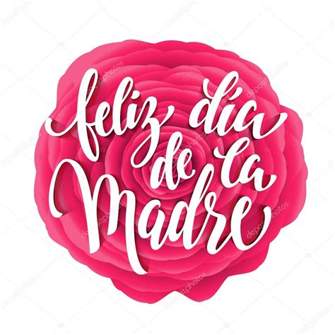 Tarjeta de felicitación feliz Dia Mama de rosa flores rojas — Vector de ...