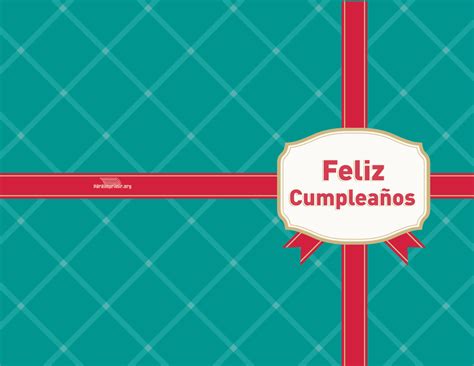 Tarjeta para imprimir de cumpleaños