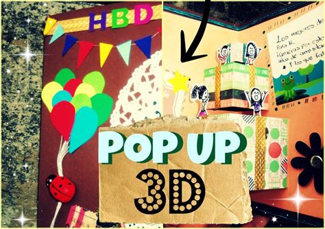 Tarjeta POP UP Feliz Cumpleaños Original | 3D | Hugo ...