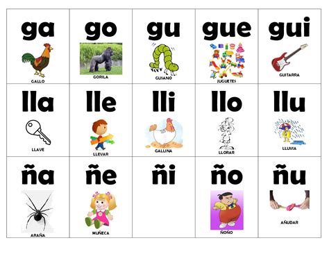 Tarjetas sílabas 2  2    Imagenes Educativas