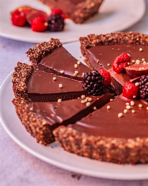 Tarta de chocolate sin horno y sin gluten | Avena y Aguacate