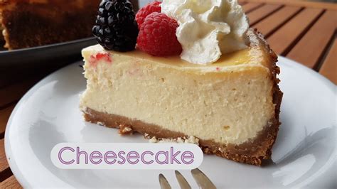 Tarta de queso al horno   Cheesecake estilo New York ...