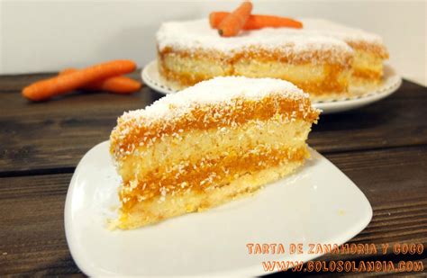 Tarta de zanahoria y coco, vídeo y receta casera fácil.