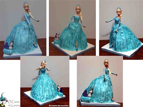 Tarta Elsa de Frozen
