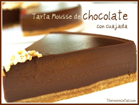 Tarta Mousse de chocolate con cuajada   Cocina y Thermomix ...