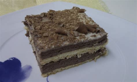 Tarta Napolitana de Chocolate Dukan