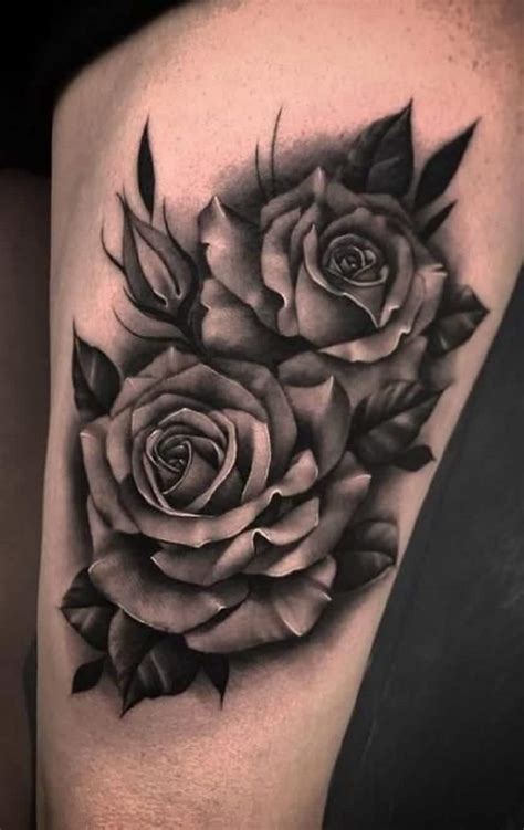 Tattoo De Rosas Diseños Para Hombres   Decoración De Uñas
