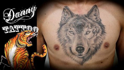 Tatuagem Lobo   Danny Tattoo  Wolf Tattoo  TimeLapse   YouTube