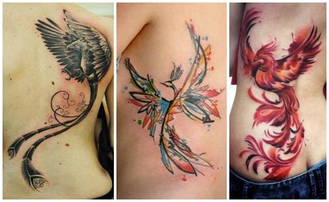 Tatuajes de ave fénix para mujeres y hombres que han renacido