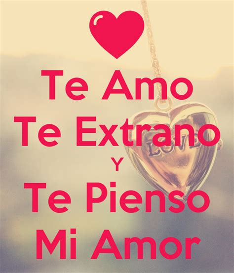 Te Amo Te Extrano Y Te Pienso Mi Amor Poster | 21vasquezmaria | Keep ...