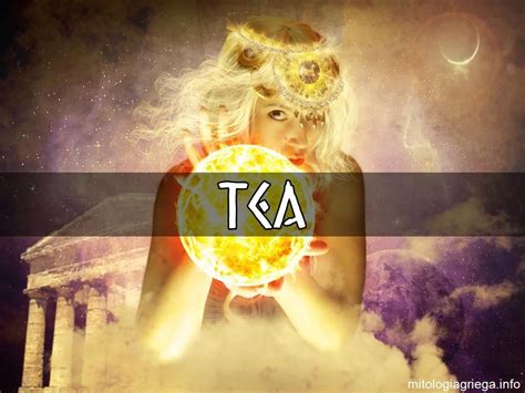 Tea era una Titánide  diosa Titán  en la mitología griega. Hija de ...