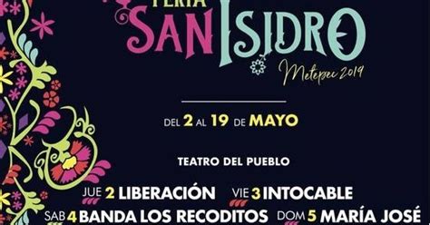Teatro del Pueblo Feria de Metepec Cartelera 2020 | Feria ...