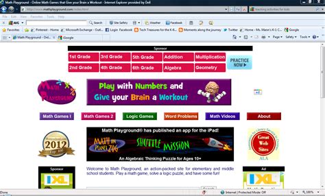 Tech Treasures : Math Sites