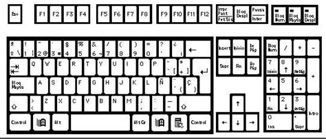 Teclado de computador para imprimir   Imagui | Teclado ...