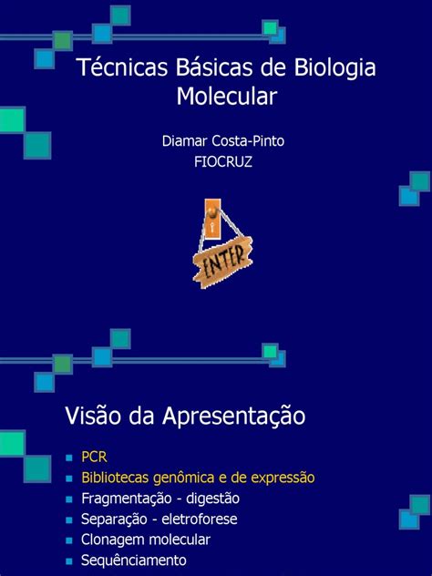 Tecnicas Basicas de Biologia Molecular 2  | Microarranjo ...