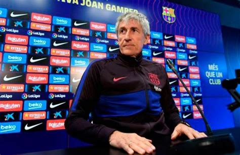 Técnico do Barcelona Quique Setién é demitido após derrota ...