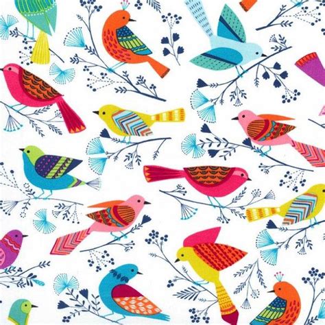 Tela FQ :: birds :: | Tela de aves, Ilustración de ave, Ilustración con ...