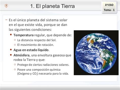 Tema 1   El planeta Tierra