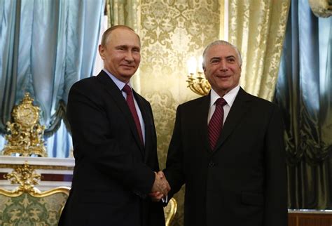 Temer se encontra com Putin no Kremlin no último dia de ...
