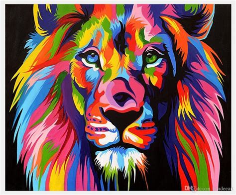 Ten Small But Important Things To Observe In Abstract Lion Paintings in ...