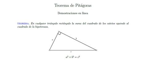 Teorema de Pitágoras: demostración en 2020 | Teorema de pitagoras