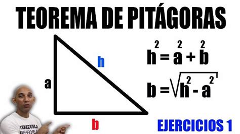 Teorema de Pitágoras Ejercicios 1 | Teorema de pitagoras, Videos ...