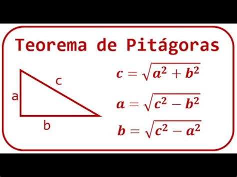 Teorema de Pitágoras   Explicación y ejemplos   [RiveraMath]   YouTube