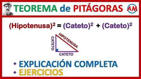 TEOREMA DE PITÁGORAS Fórmula, demostración y ejemplos.   YouTube