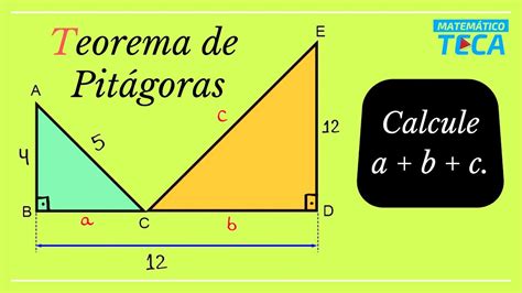 Teorema de Pitágoras | Matemático Teca   YouTube