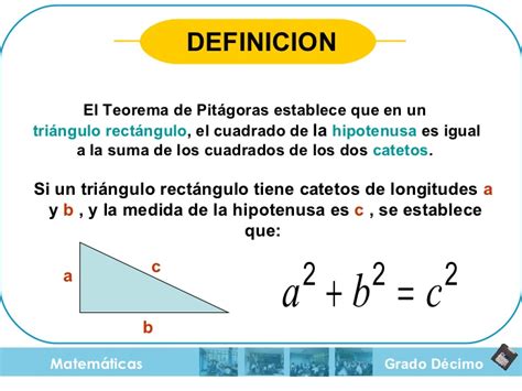 TEOREMA DE PITAGORAS