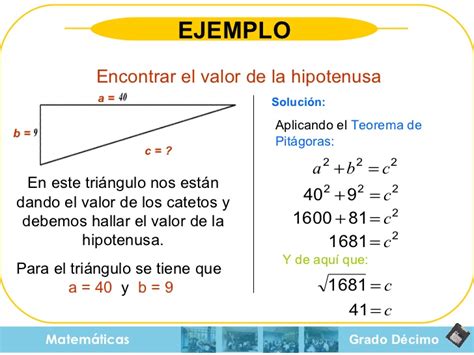 TEOREMA DE PITAGORAS