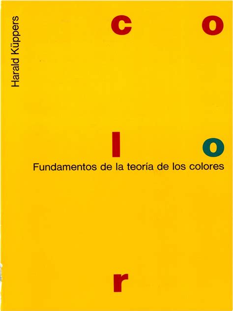 Teoria De Los Colores Goethe Libro Pdf   Caja de Libro