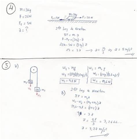 Teoría y Ejercicios de Física: Segunda Ley de Newton ...