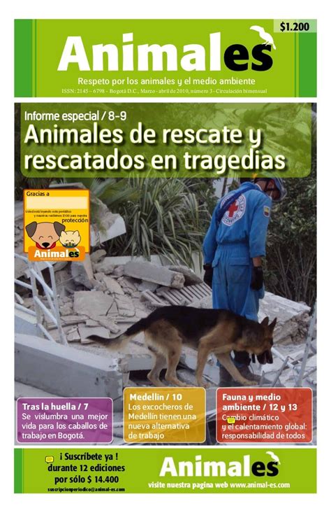 Tercera Edición Periodico Animal es