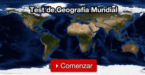Test de Geografía Mundial