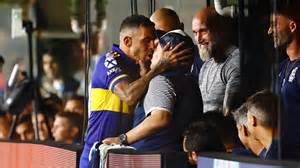 Tevez explains Maradona kiss prior to Boca Juniors  title ...