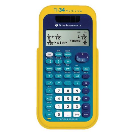 Texas Instruments TI 34 MultiView Scientific Calculator ...
