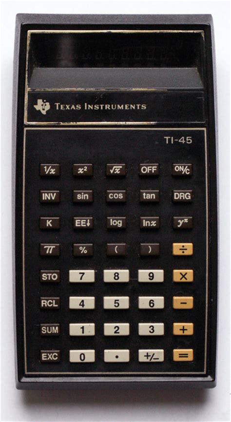Texas Instruments TI 45 | A collection of programmable and ...