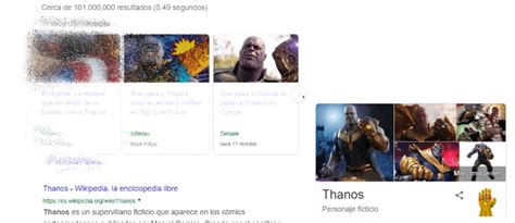 Thanos desaparece Google con un chasquido y el poder del ...