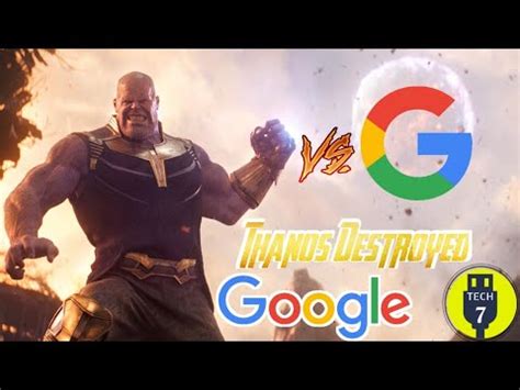 Thanos Snap is Destroyed Google | ThanosDestroyed | Google ...